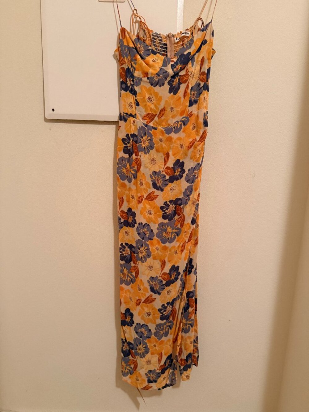 Reformation Floral Maxi Wrap Dress